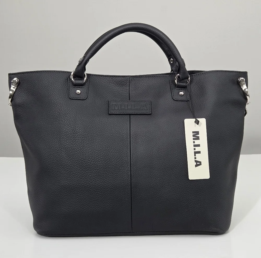 NWT M.I.L.A MILA DARCY BAG - BLACK